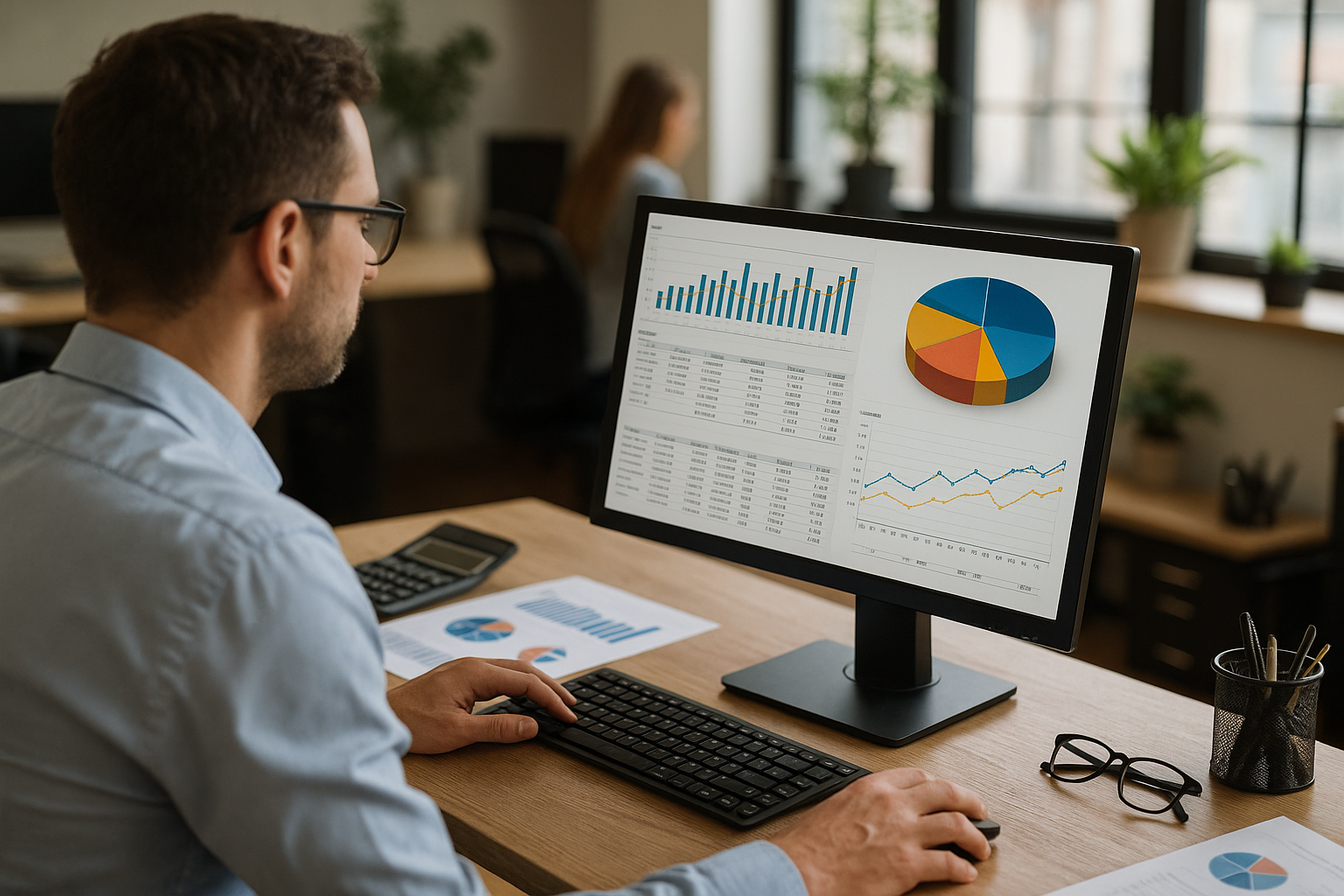 Ullustration af erp system betyder